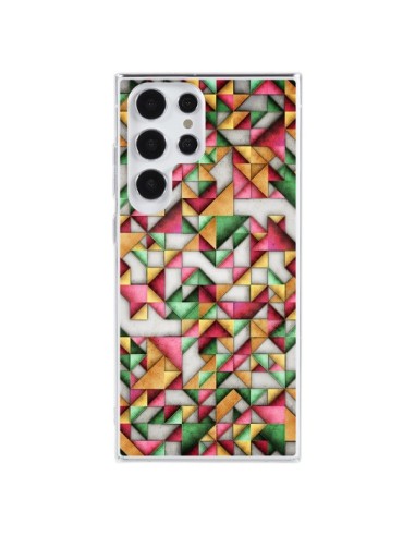 Coque Samsung Galaxy S23 Ultra 5G Azteque Triangle Geometric World - Maximilian San