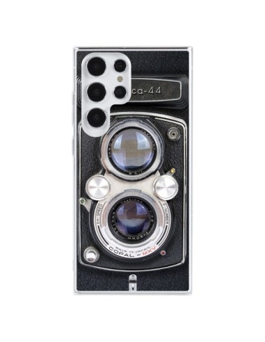 Cover Samsung Galaxy S23 Ultra 5G Vintage Camera Yashica 44 Fotografia - Maximilian San