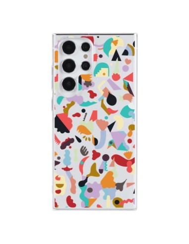 Samsung Galaxy S23 Ultra 5G Case Dreamy Animal Shapes White - Ninola Design