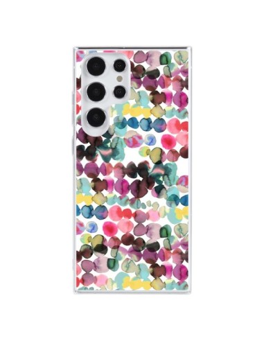 Coque Samsung Galaxy S23 Ultra 5G Gradient Tropical Color Lines - Ninola Design