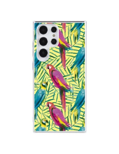 Cover Samsung Galaxy S23 Ultra 5G Pappagalli Tropicali Multicolore - Ninola Design