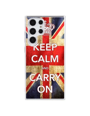 Coque Samsung Galaxy S23 Ultra 5G Keep Calm and Carry On - Nico