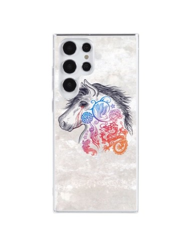 Cover Samsung Galaxy S23 Ultra 5G Unicorno Muticolore - Rachel Caldwell