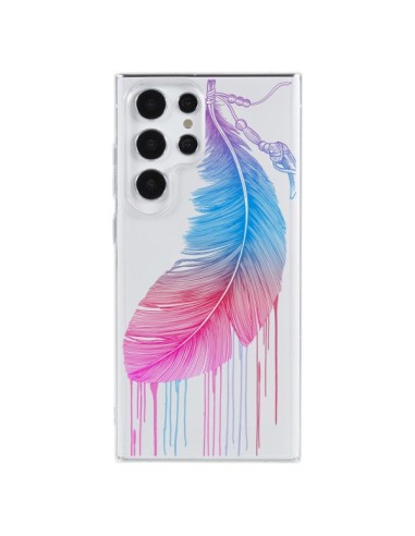 Samsung Galaxy S23 Ultra 5G Case Plume Rainbow Clear - Rachel Caldwell