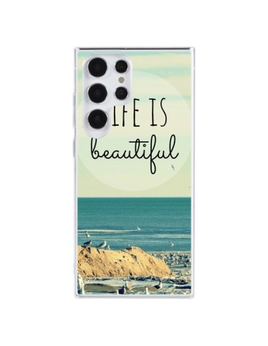 Coque Samsung Galaxy S23 Ultra 5G Life is Beautiful - R Delean