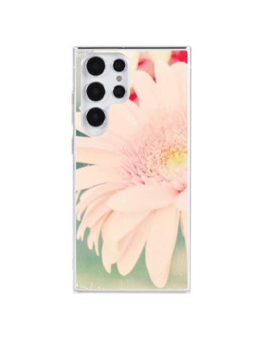 Coque Samsung Galaxy S23 Ultra 5G Fleurs Roses magnifique - R Delean