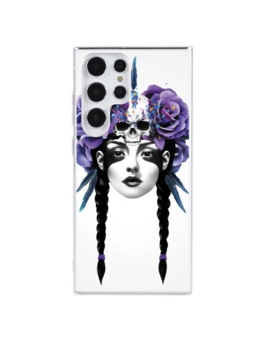 Cover Samsung Galaxy S23 Ultra 5G Ragazza Fiori Warrior - Ruben Ireland