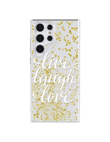 Samsung Galaxy S23 Ultra 5G Case Live, Laugh, Love Clear - Sylvia Cook