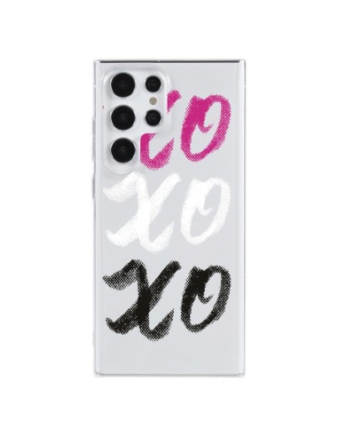 Cover Samsung Galaxy S23 Ultra 5G XoXo Rosa Bianco Nero Trasparente - Yohan B.