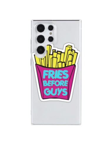 Cover Samsung Galaxy S23 Ultra 5G Fries Before Guys Patatine Fritte Trasparente - Yohan B.