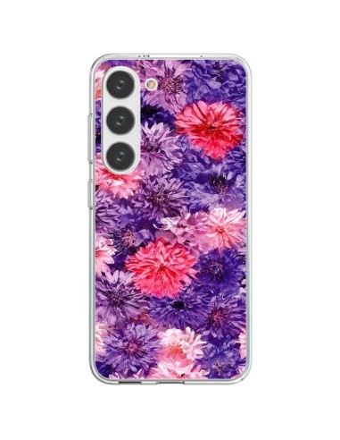 Cover Samsung Galaxy S23 5G Viola Fiore Tempesta - Asano Yamazaki