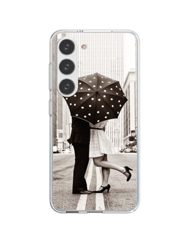 Cover Samsung Galaxy S23 5G Segreto dietro l'Ombrello Amore Coppia - Asano Yamazaki