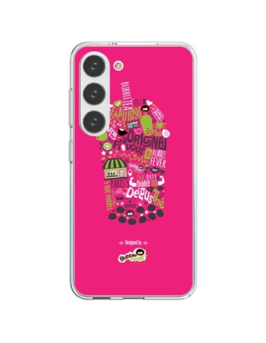 Cover Samsung Galaxy S23 5G Bubble Fever Originale Rosa - Bubble Fever