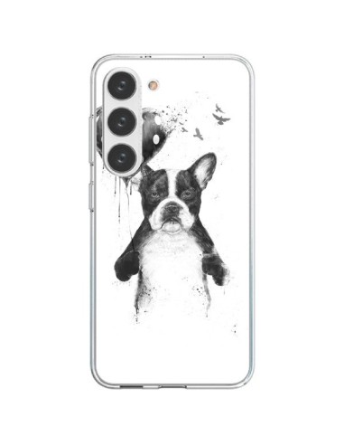 Cover Samsung Galaxy S23 5G Amore Bulldog Cane My Heart Goes Boom - Balazs Solti