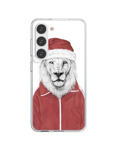 Cover Samsung Galaxy S23 5G Babbo Natale Leone - Balazs Solti