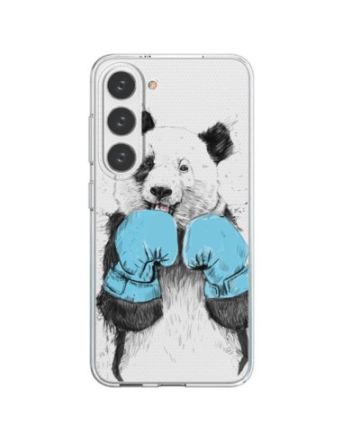 Cover Samsung Galaxy S23 5G Panda Vincitore Trasparente - Balazs Solti