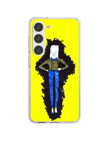 Cover Samsung Galaxy S23 5G Julie Donna Fashion Moda Giallo - Cécile