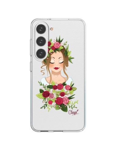 Samsung Galaxy S23 5G Case Girl Closed Eyes Clear - Chapo