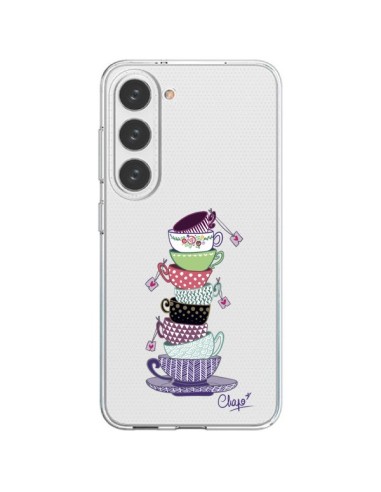 Cover Samsung Galaxy S23 5G Tazza da Té Trasparente - Chapo