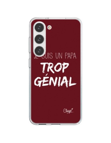 Samsung Galaxy S23 5G Case I’m a Genius Dad Red Bordeaux - Chapo