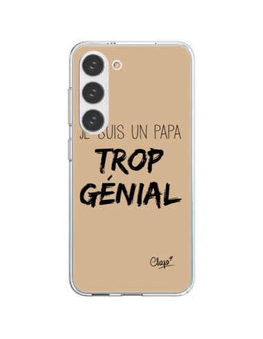 Samsung Galaxy S23 5G Case I’m a Genius Dad Beige - Chapo