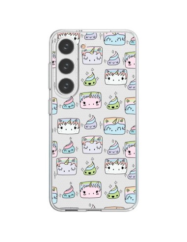 Cover Samsung Galaxy S23 5G Unicorno Carino Swag Trasparente - Claudia Ramos