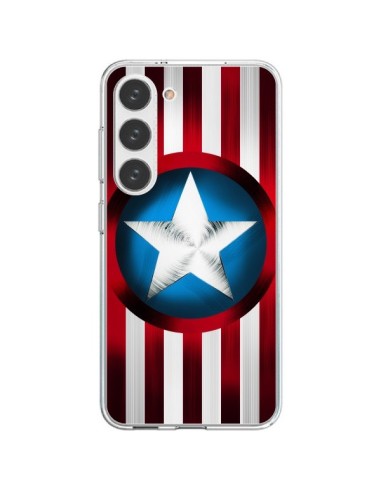 Cover Samsung Galaxy S23 5G Capitan America Grande Difensore - Eleaxart