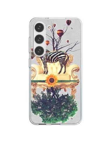 Samsung Galaxy S23 5G Case Zebra The World - Eleaxart