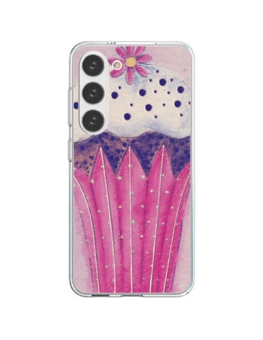 Cover Samsung Galaxy S23 5G Cupcake Rosa - Irene Sneddon