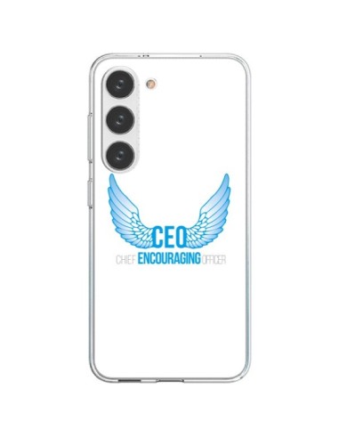 Cover Samsung Galaxy S23 5G CEO Chief Encouraging Officer Blu - Shop Gasoline