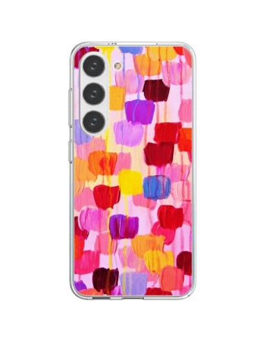 Cover Samsung Galaxy S23 5G Pois Rosas Dottie - Ebi Emporium