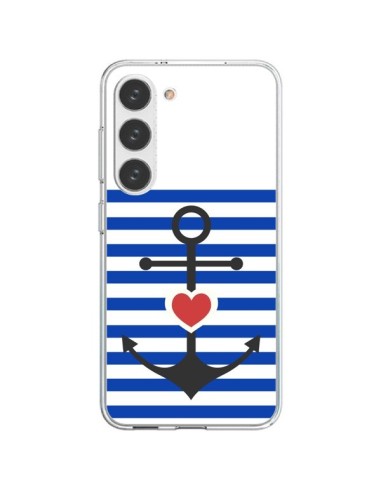 Samsung Galaxy S23 5G Case Mariniere Ancora Marina Heart - Jonathan Perez