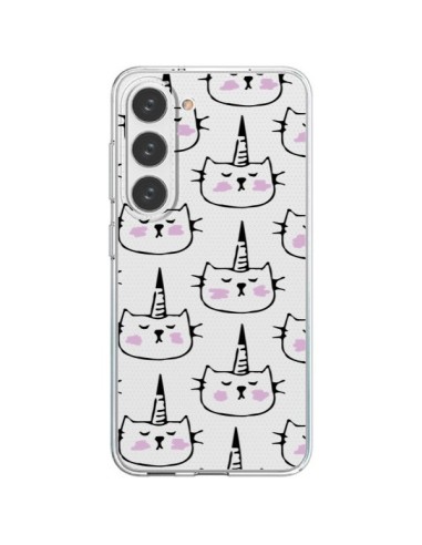 Cover Samsung Galaxy S23 5G Unicorno Disegno Trasparente - Dricia Do