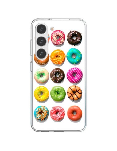 Cover Samsung Galaxy S23 5G Ciambella Multicolore Cioccolato Vaniglia - Laetitia