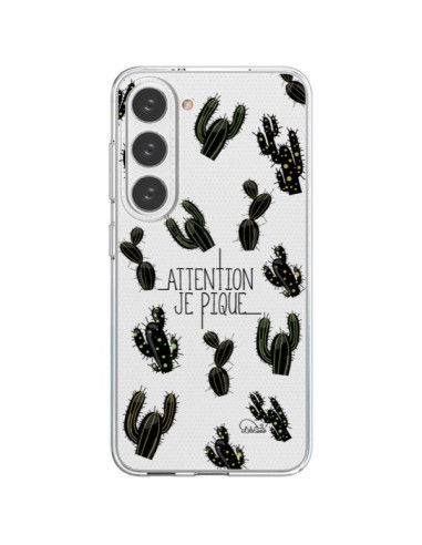 Cover Samsung Galaxy S23 5G Cactus Je Pique Trasparente - Lolo Santo