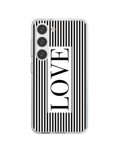 Cover Samsung Galaxy S23 5G Amore Bianco e Nero - Mary Nesrala