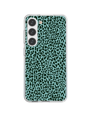 Cover Samsung Galaxy S23 5G Leopardo Turchese Neon - Mary Nesrala