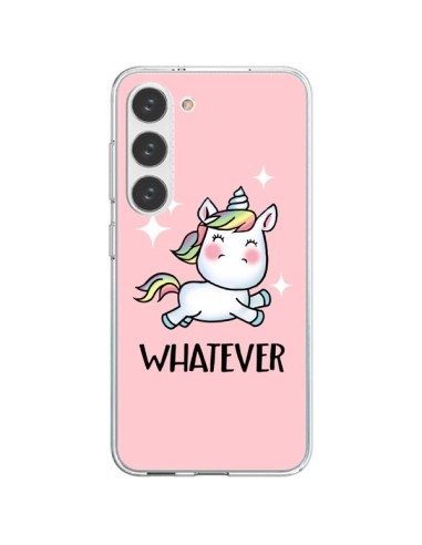 Coque Samsung Galaxy S23 5G Licorne Whatever - Maryline Cazenave