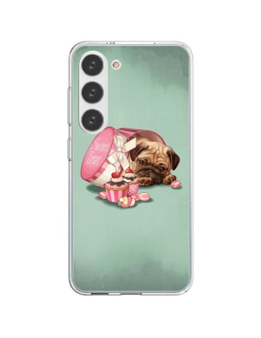 Cover Samsung Galaxy S23 5G Cane Cupcakes Torta Bonbon Boite - Maryline Cazenave