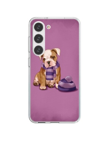 Cover Samsung Galaxy S23 5G Cane Scarpa Cappello Freddo Inverno - Maryline Cazenave