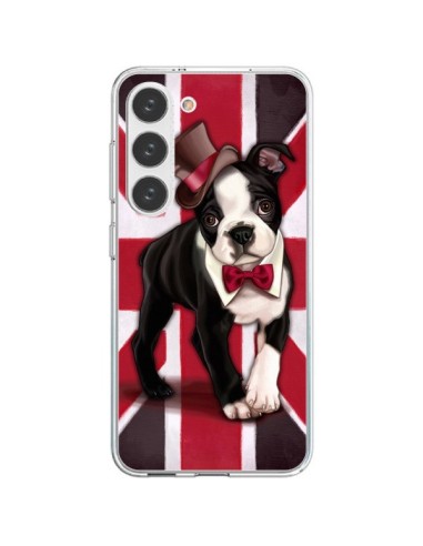 Cover Samsung Galaxy S23 5G Cane Inglese UK British Gentleman - Maryline Cazenave