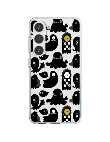 Cover Samsung Galaxy S23 5G Monsters Pattern Mostri Trasparente - Maria Jose Da Luz