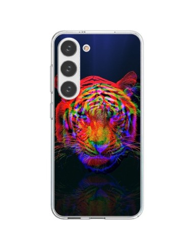 Samsung Galaxy S23 5G Case Tiger Beautiful Aberration - Maximilian San