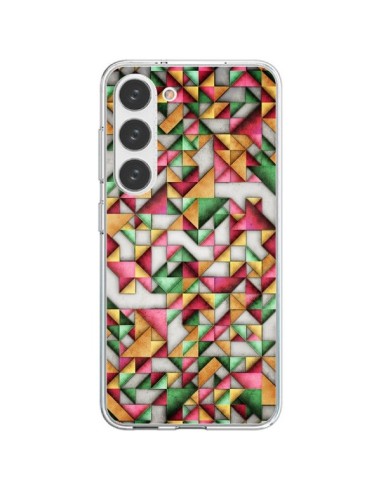 Coque Samsung Galaxy S23 5G Azteque Triangle Geometric World - Maximilian San