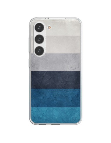 Cover Samsung Galaxy S23 5G Bande Orizzontali Greece Hues - Maximilian San