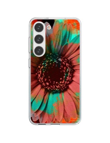 Coque Samsung Galaxy S23 5G Tournesol Lysergic Flower - Maximilian San