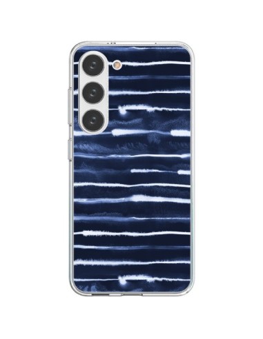 Samsung Galaxy S23 5G Case Electric Lines Azzurro - Ninola Design