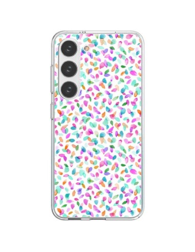 Cover Samsung Galaxy S23 5G Fiori Petals Rosa - Ninola Design