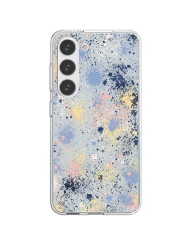 Cover Samsung Galaxy S23 5G Gradient Watercolor Lines Blu - Ninola Design