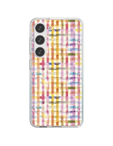 Coque Samsung Galaxy S23 5G Vichy Black Yellow - Ninola Design